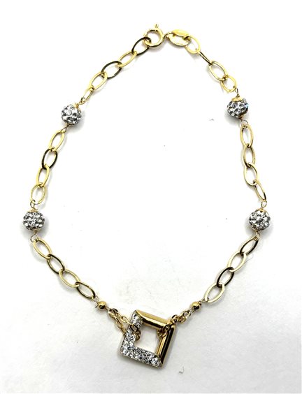 Bracciale Domar Donna Bracciale oro 18k in Oro BROR-364-280 - BROR-364-280